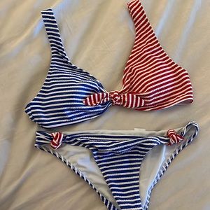 Americana Red, White & Blue Bikini - Abercrombie & Fitch